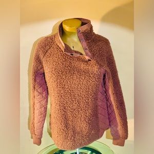 Abercrombie & Fitch Pink Sherpa size XS NWT